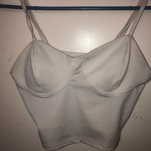 White Crop Top